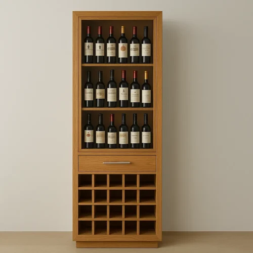 Tall Wine Cabinet Showcase and Store Beautifully