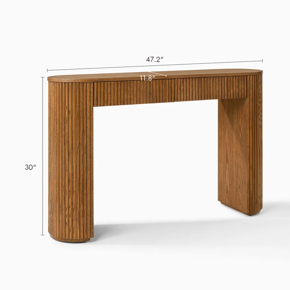 Rolf 47" Oak Console Table - Image 3