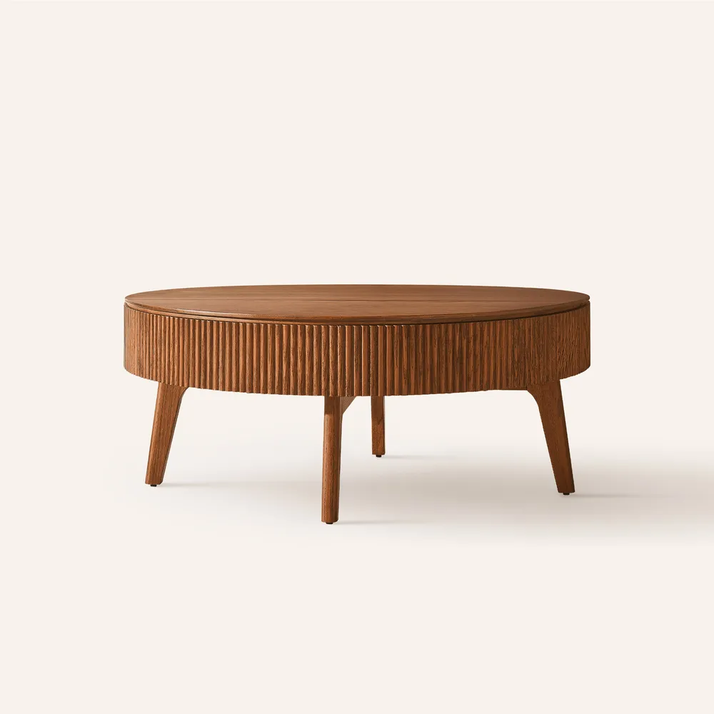 Magnus 39" Lift-Top Oak Coffee Table