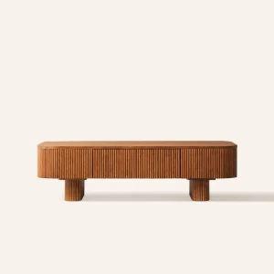 Marisol 55" Oak Coffee Table